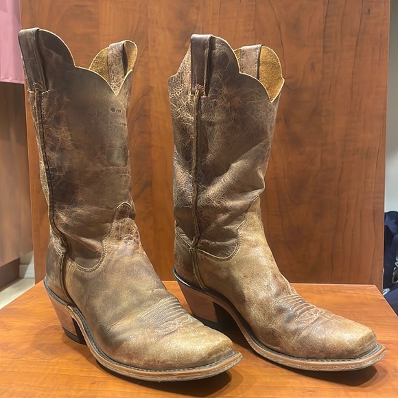 Justin Boots Shoes Justin Bent Rail Womens Distressed Cowgirl Boot